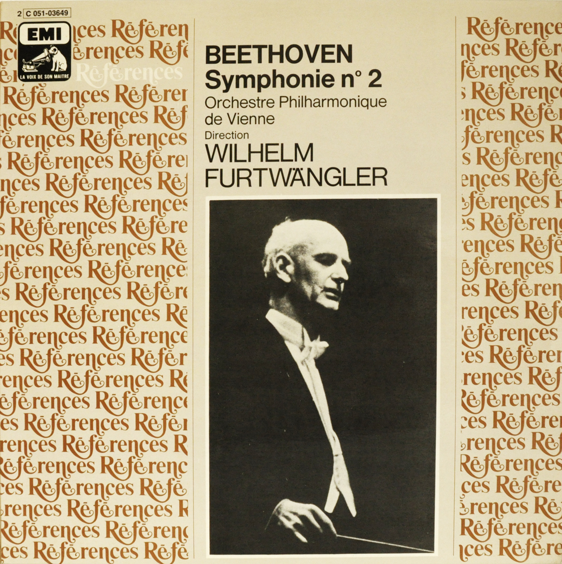 Acheter disque vinyle BEETHOVEN - FURTWÄNGLER -  Orcheste Philharmonique de Viennene,  enregistré au Royal  Alber Hall Londres, 1948 Symphonie N°2, Op. 36 a vendre